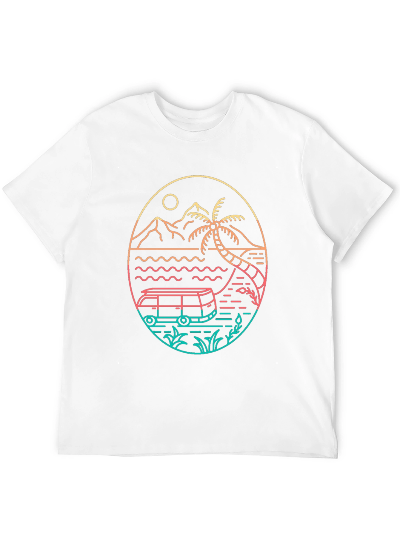 Retro Beach Van T-Shirt
