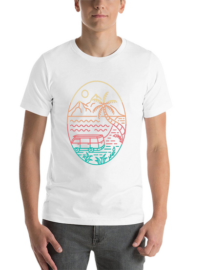 Retro Beach Van T-Shirt