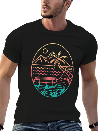 Retro Beach Van T-Shirt