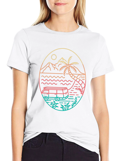 Retro Beach Van T-Shirt