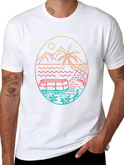 Retro Beach Van T-Shirt