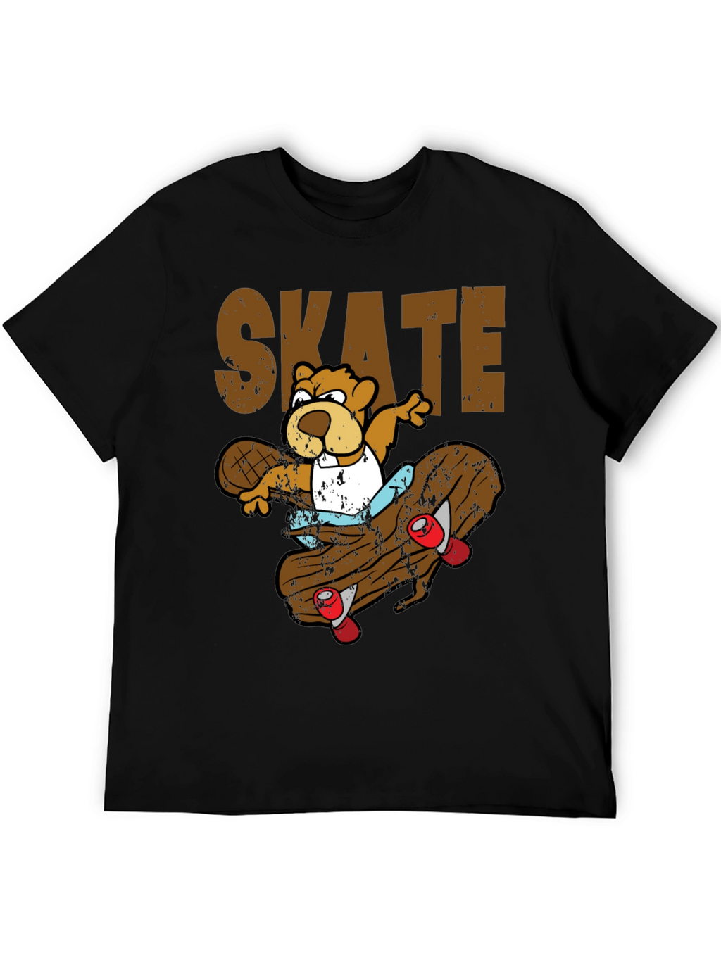 Skateboarding Beaver T-Shirt