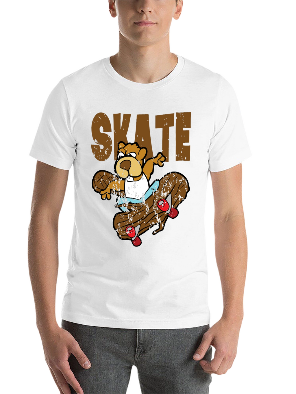 Skateboarding Beaver T-Shirt