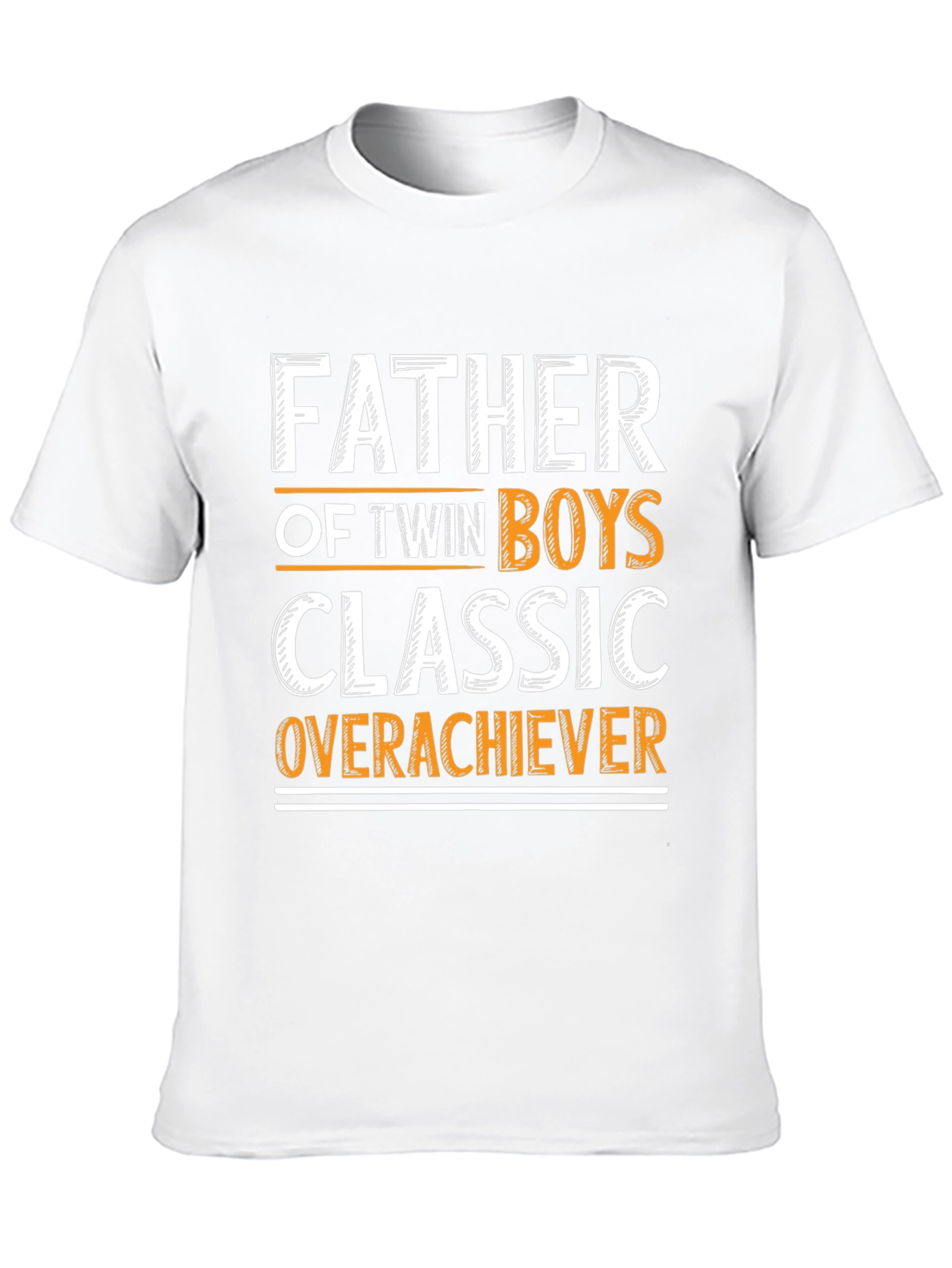 Father of Twin Boys Classic Overachiever T-Shirt