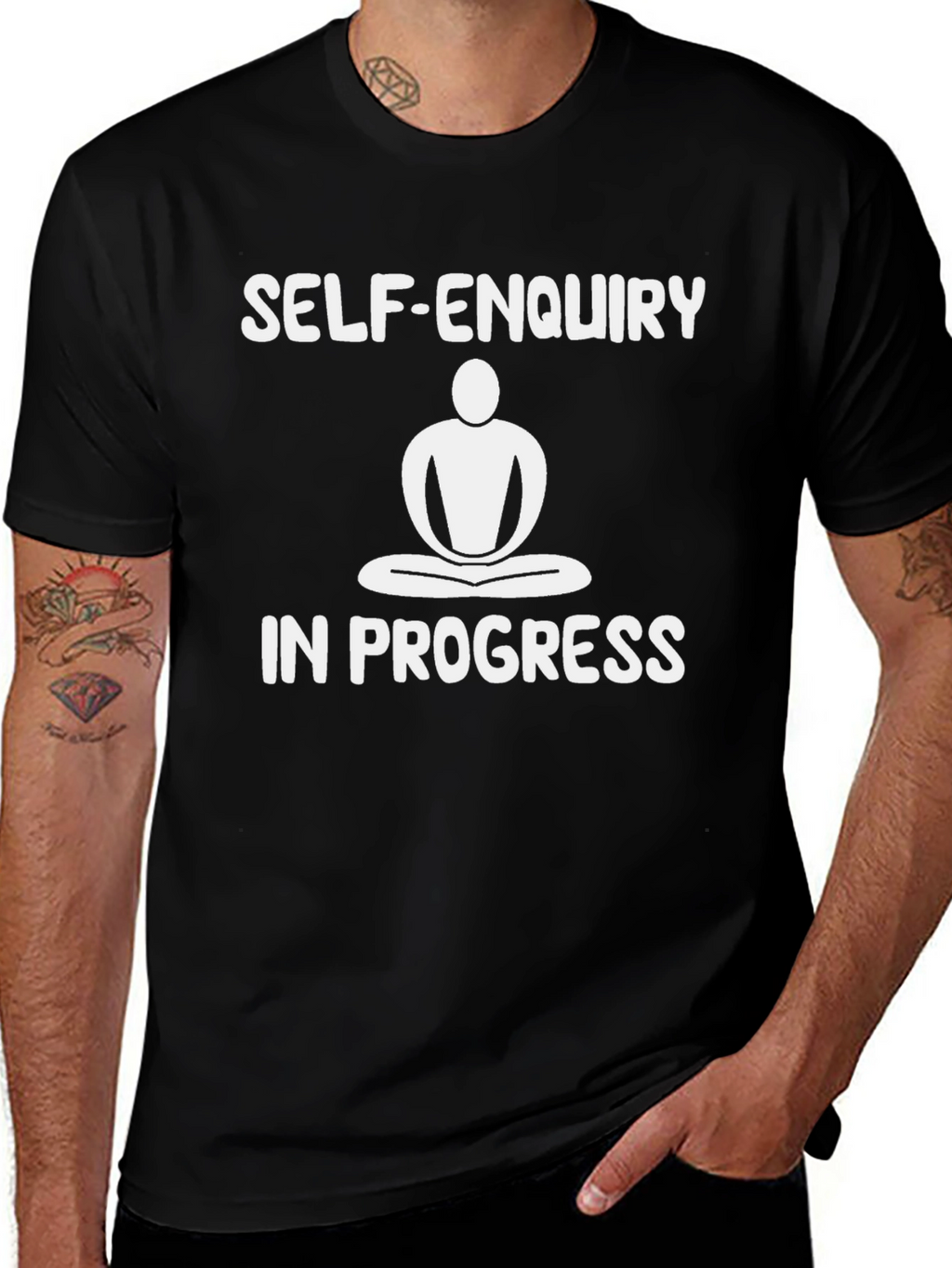 Self-Enquiry in Progress Graphic T-Shirt