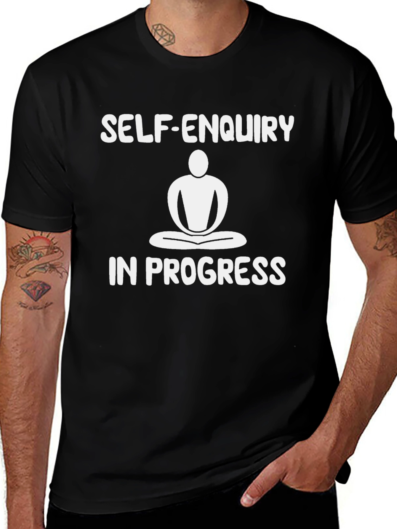 Self-Enquiry in Progress Graphic T-Shirt