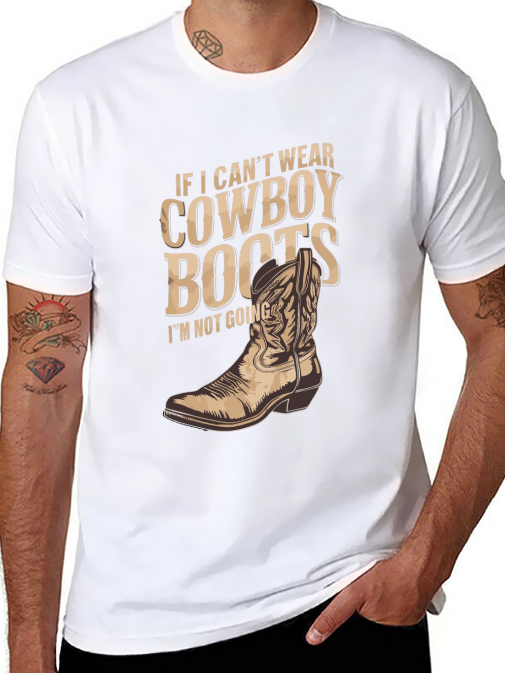 Cowboy Boots T-Shirt - Western Graphic Tee