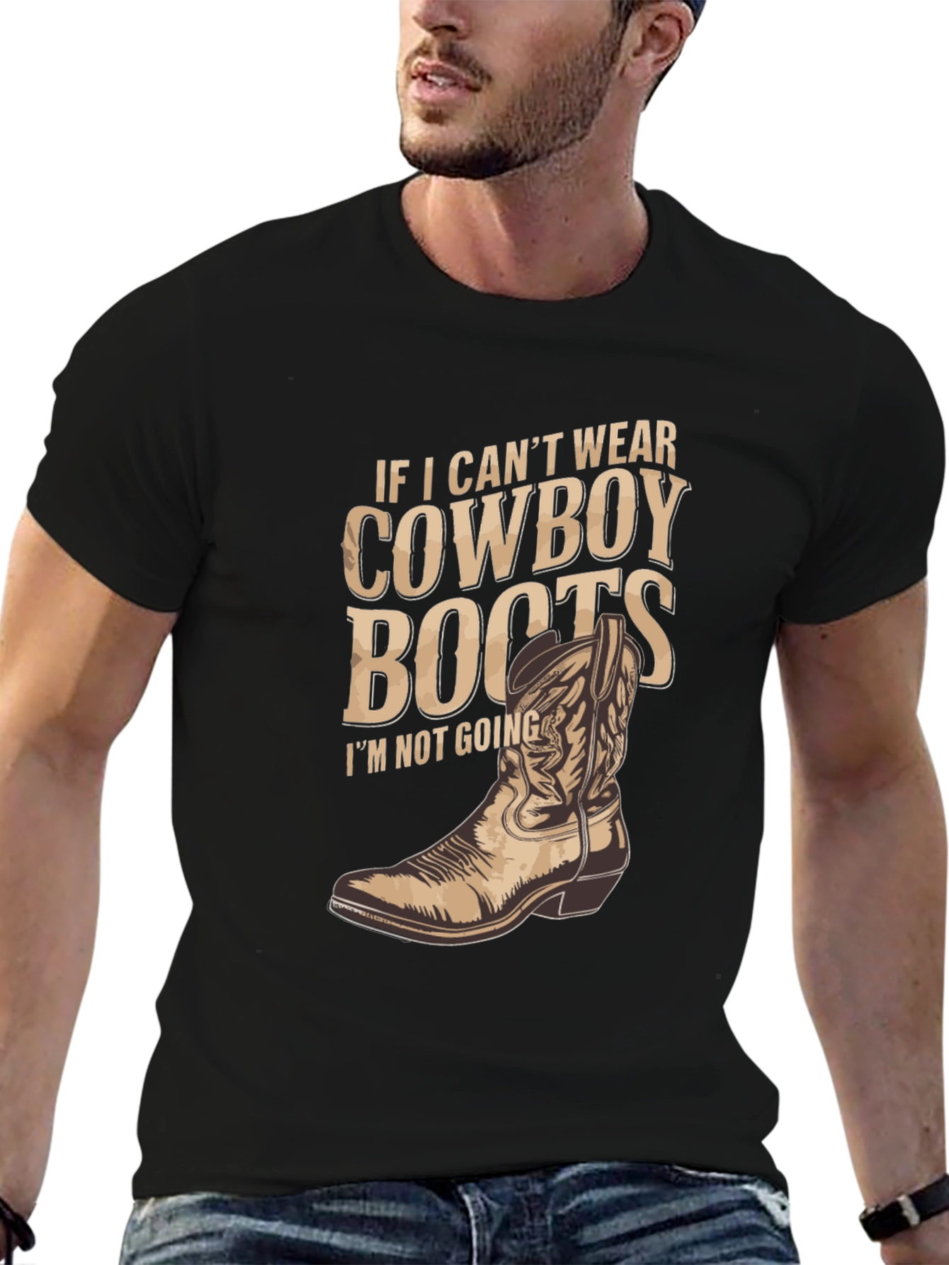 Cowboy Boots T-Shirt - Western Graphic Tee