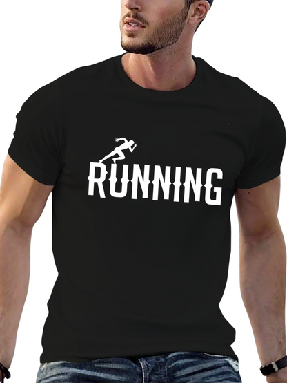 Running T-Shirt - Black Athletic Tee