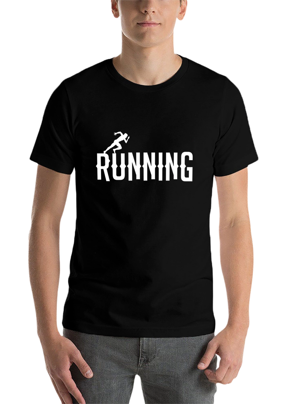 Running T-Shirt - Black Athletic Tee