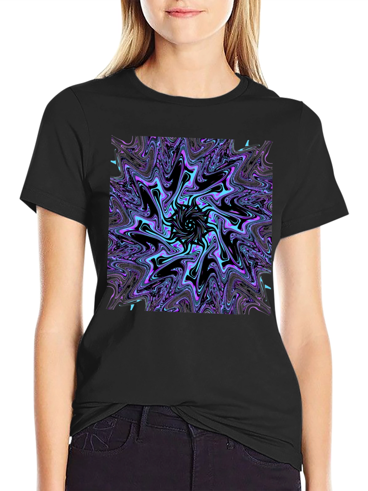 Psychedelic Swirl Graphic Tee