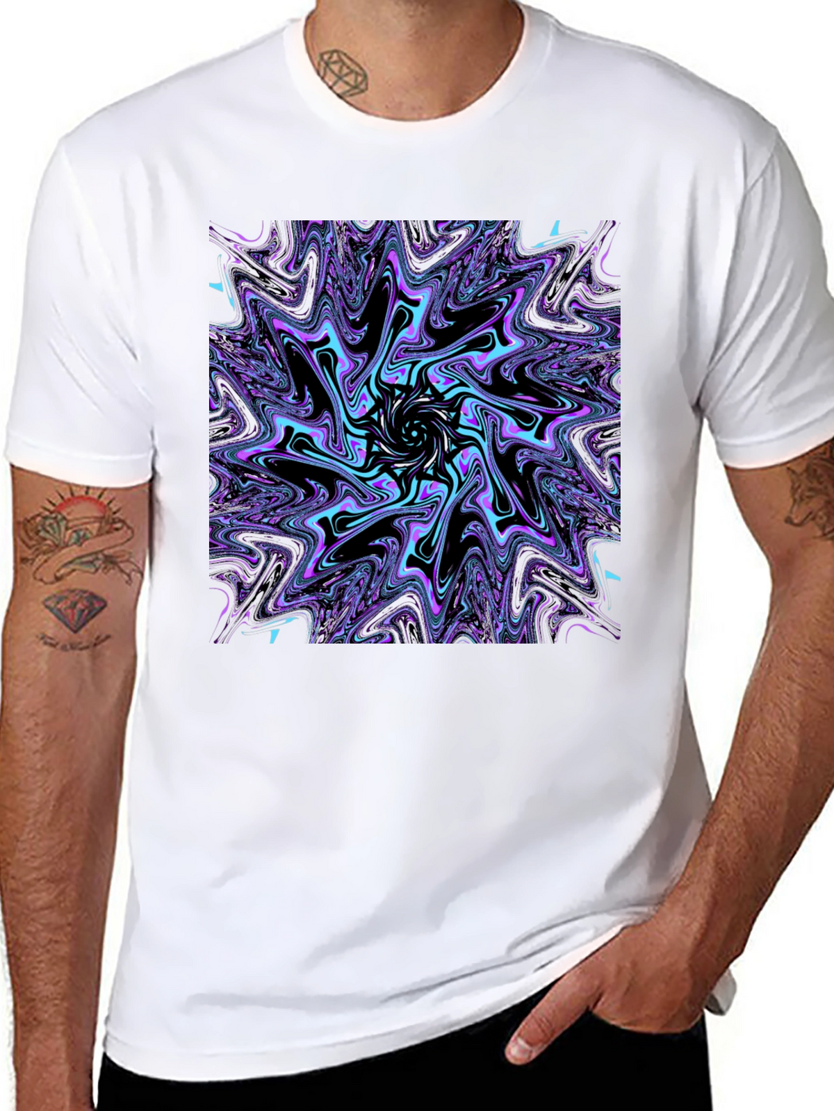 Psychedelic Swirl Graphic Tee