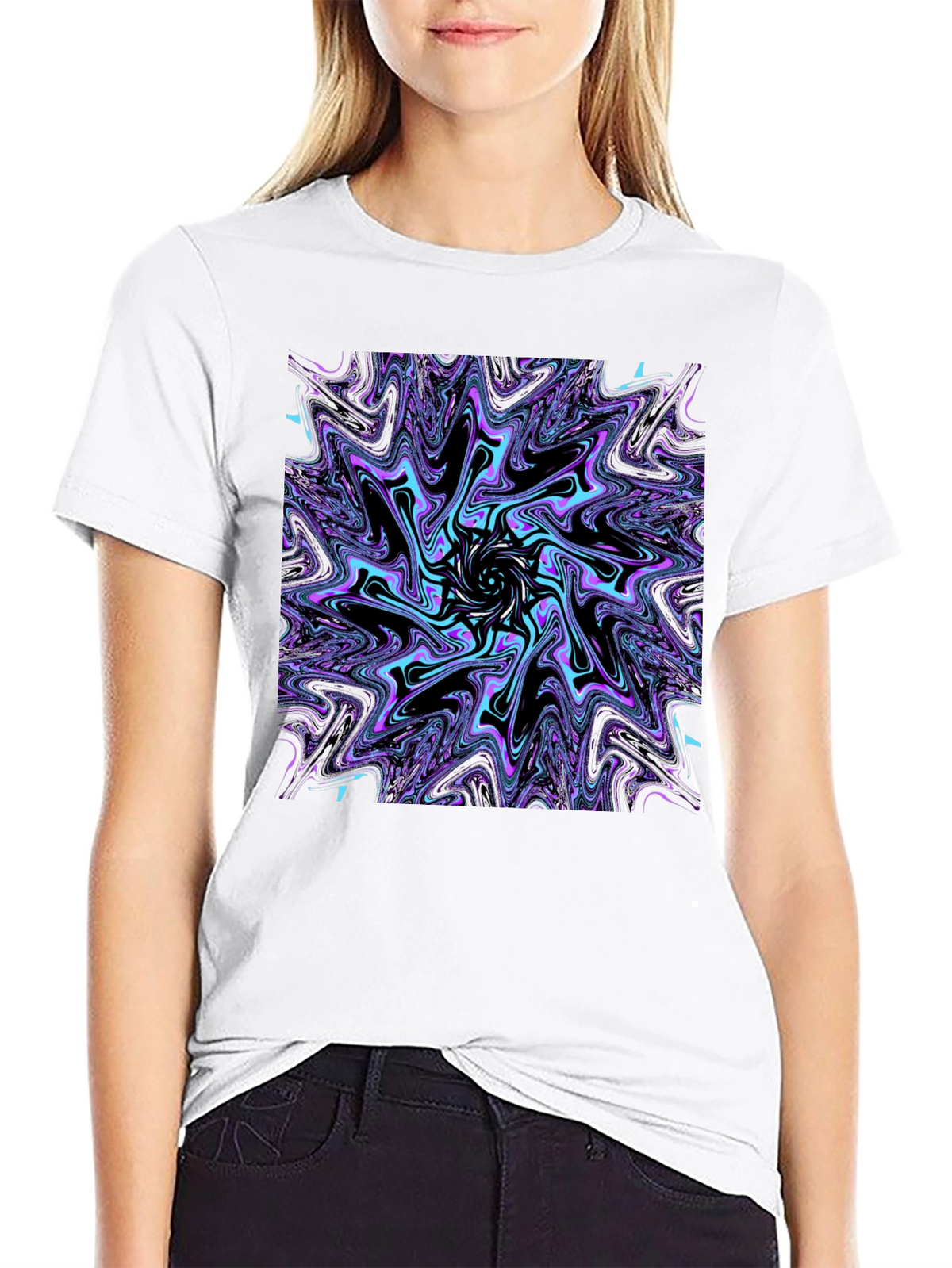 Psychedelic Swirl Graphic Tee