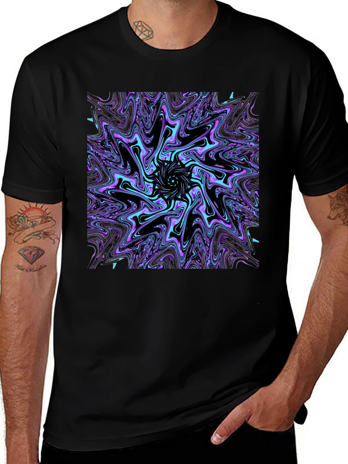 Psychedelic Swirl Graphic Tee