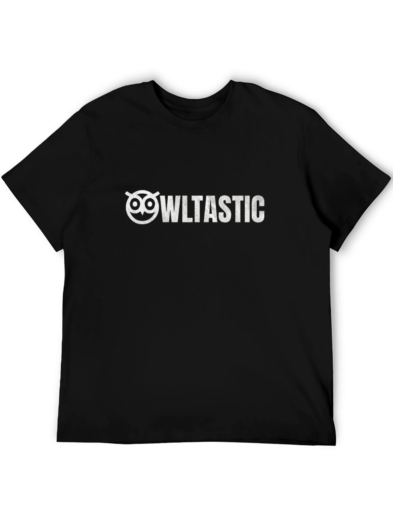 Owtlastic Graphic T-Shirt - Black Cotton Blend