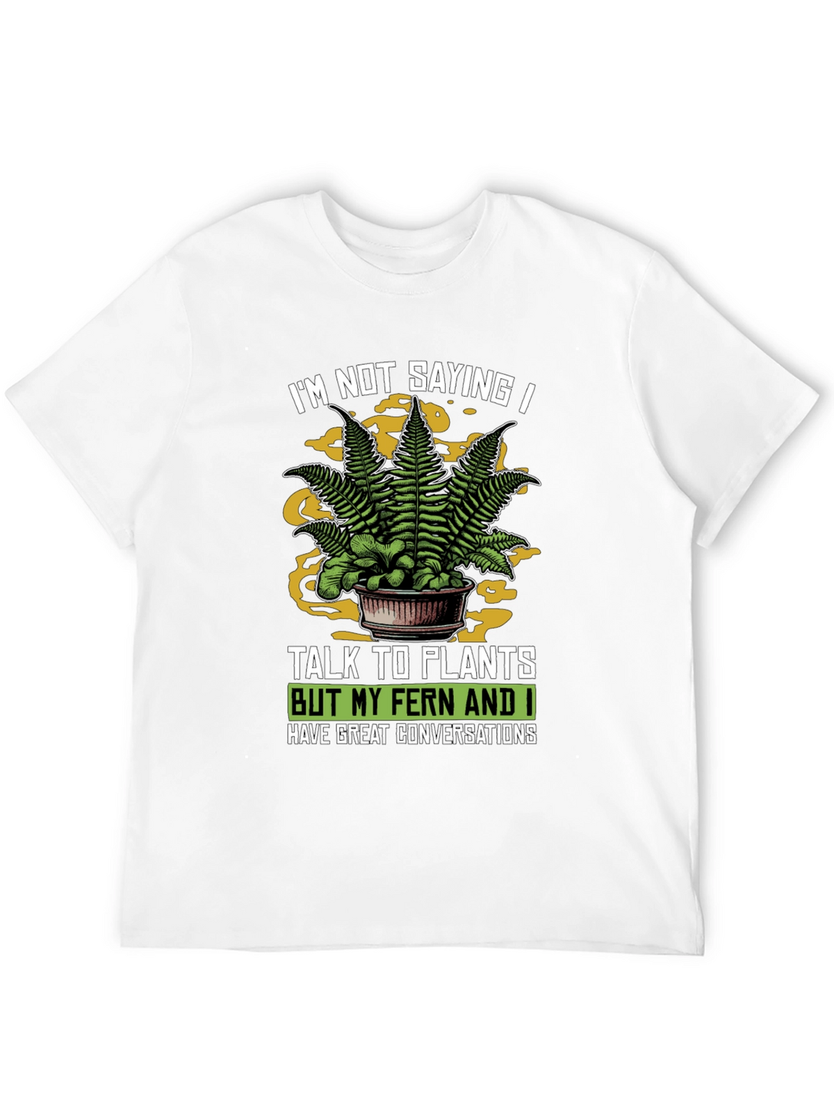 Talk To Plants Fern Graphic Novelty T-Shirt