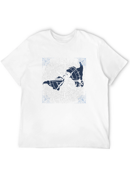 Compass Rose Graphic T-Shirt - Nautical Style