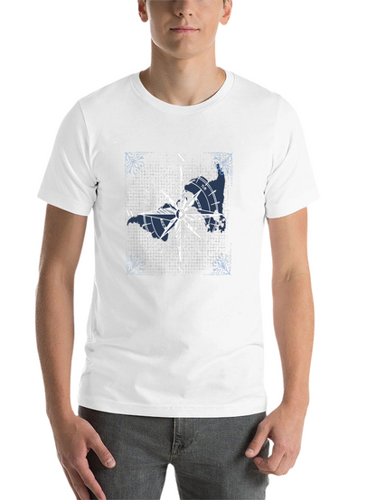Compass Rose Graphic T-Shirt - Nautical Style