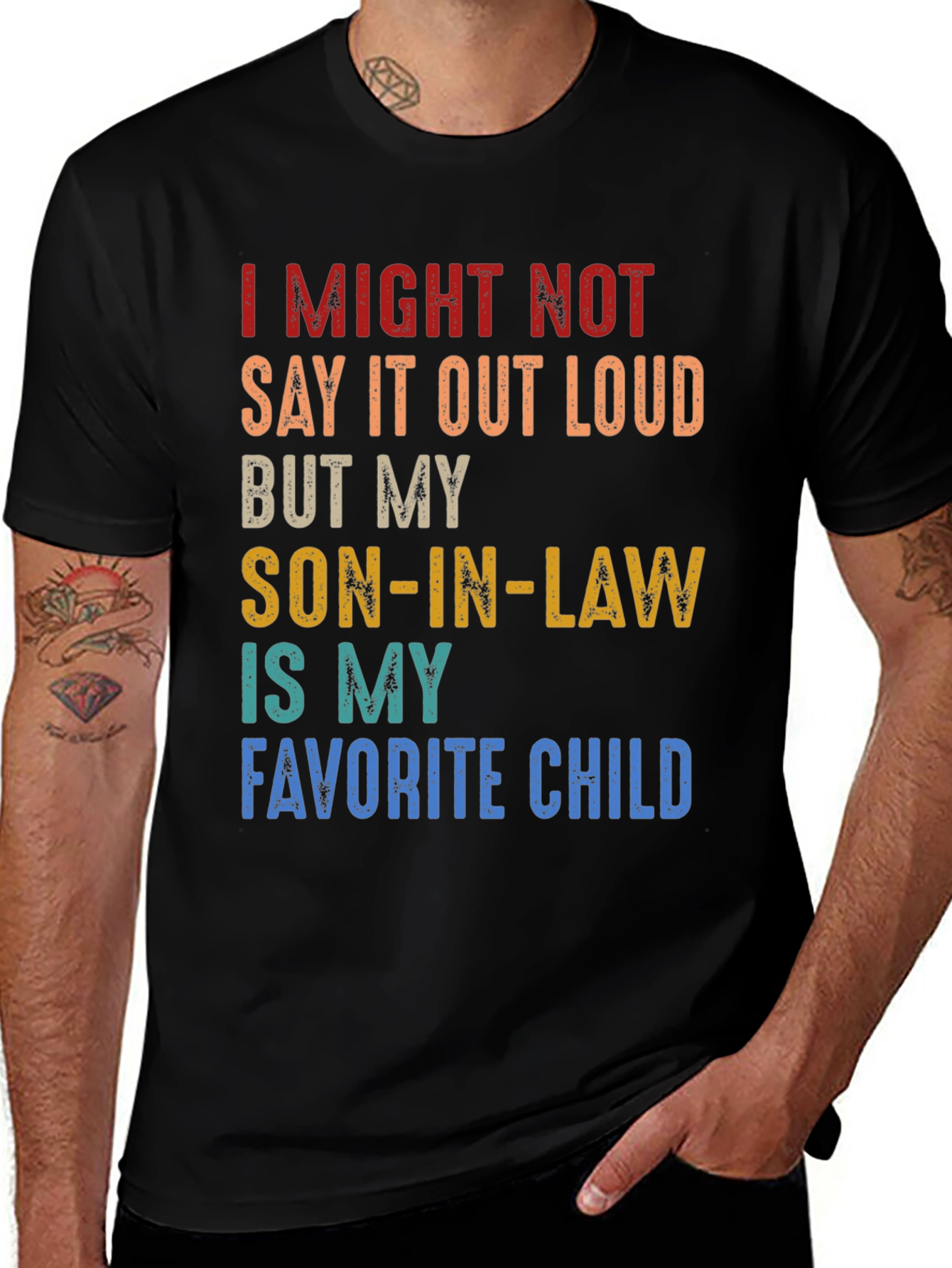 Son-in-Law Favorite Child Novelty T-Shirt