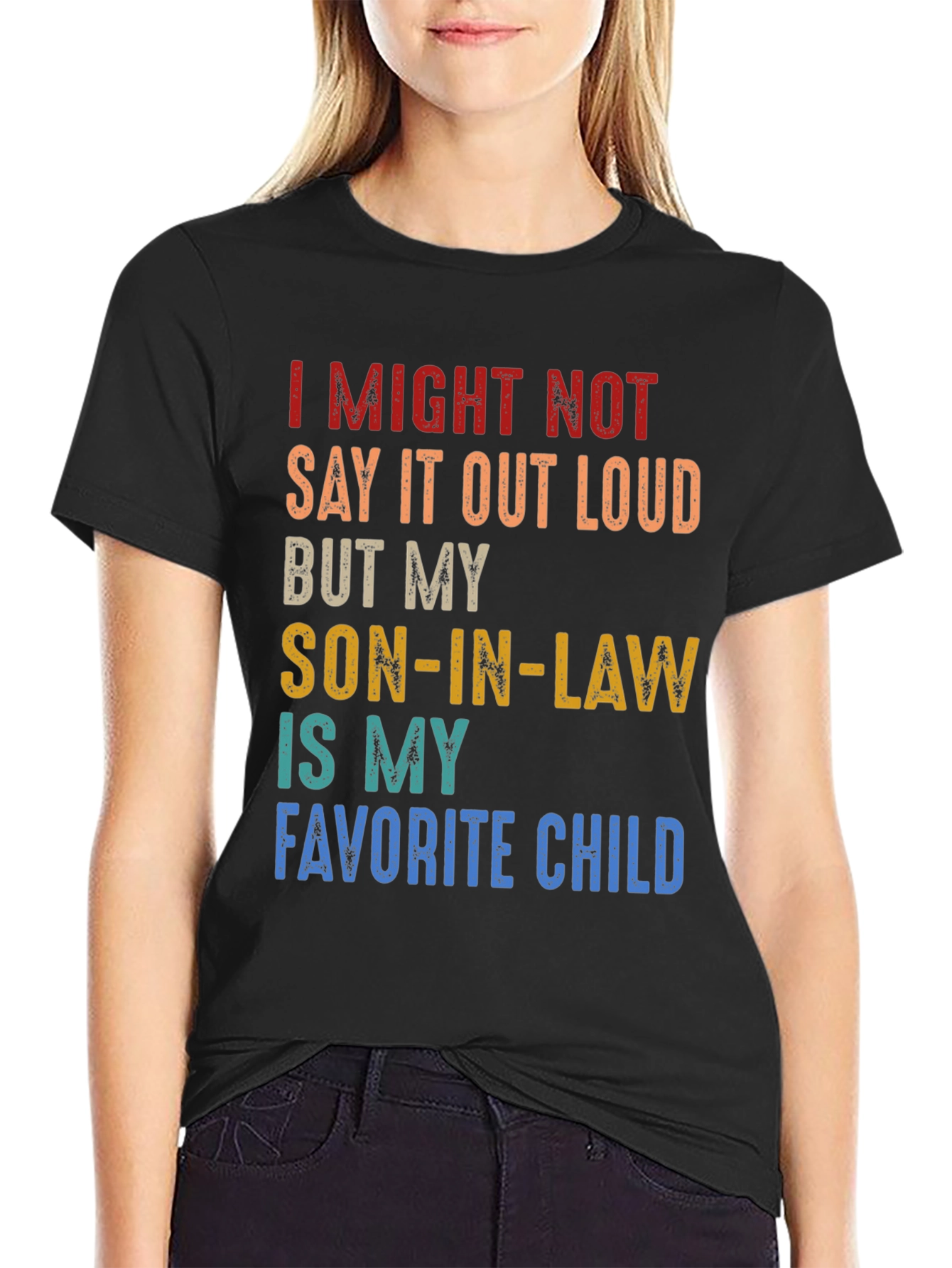 Son-in-Law Favorite Child Novelty T-Shirt