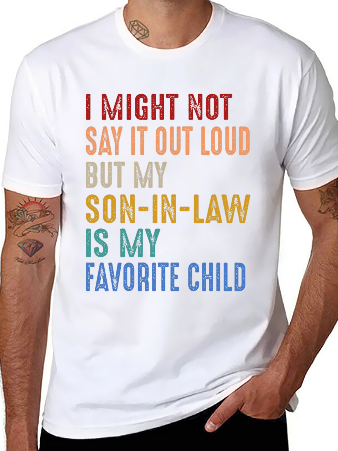 Son-in-Law Favorite Child Novelty T-Shirt