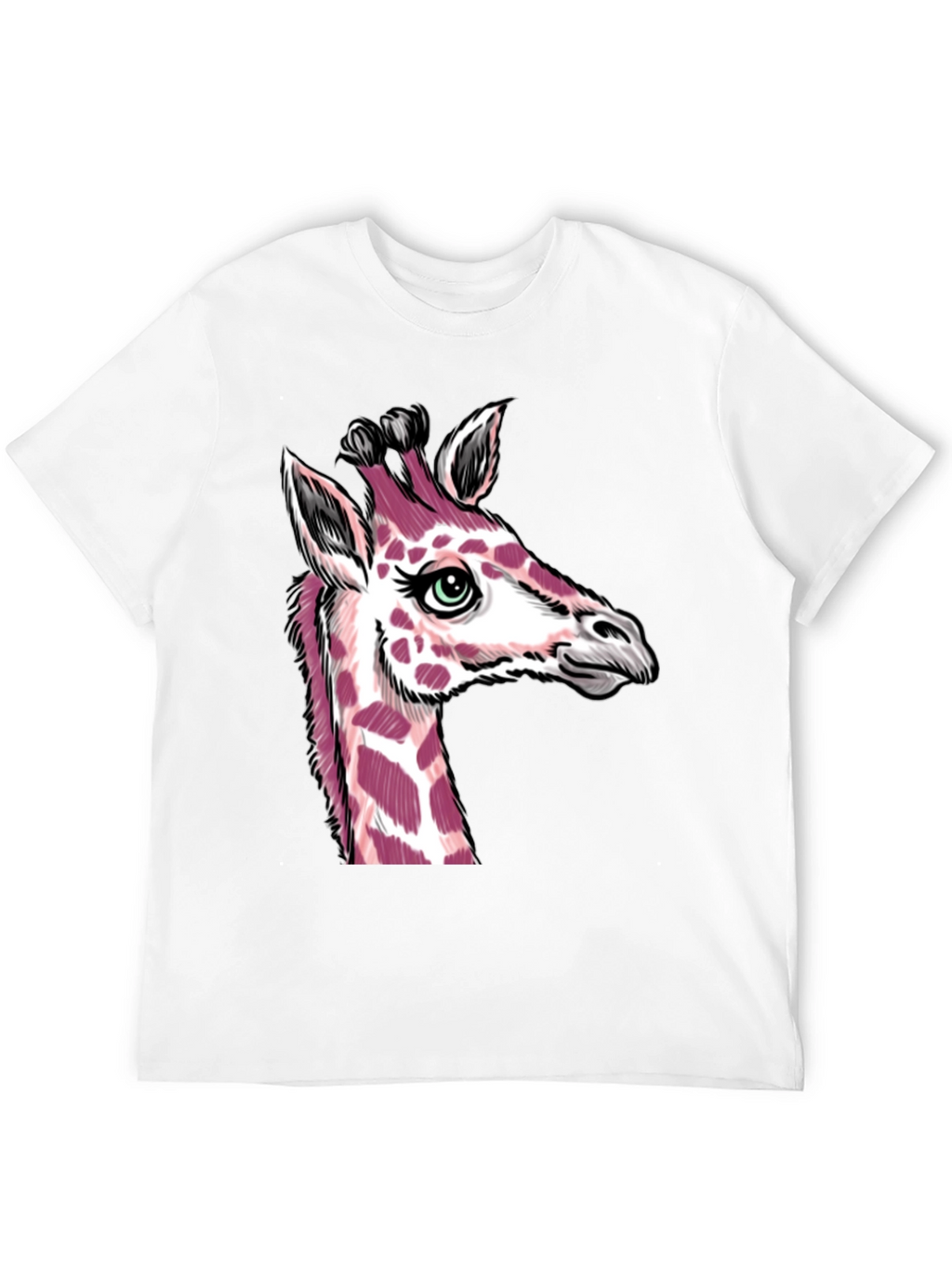 Giraffe Graphic T-Shirt - Unique Animal Design