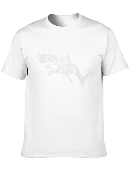 Dont Settle Shark Black Cotton T-Shirt