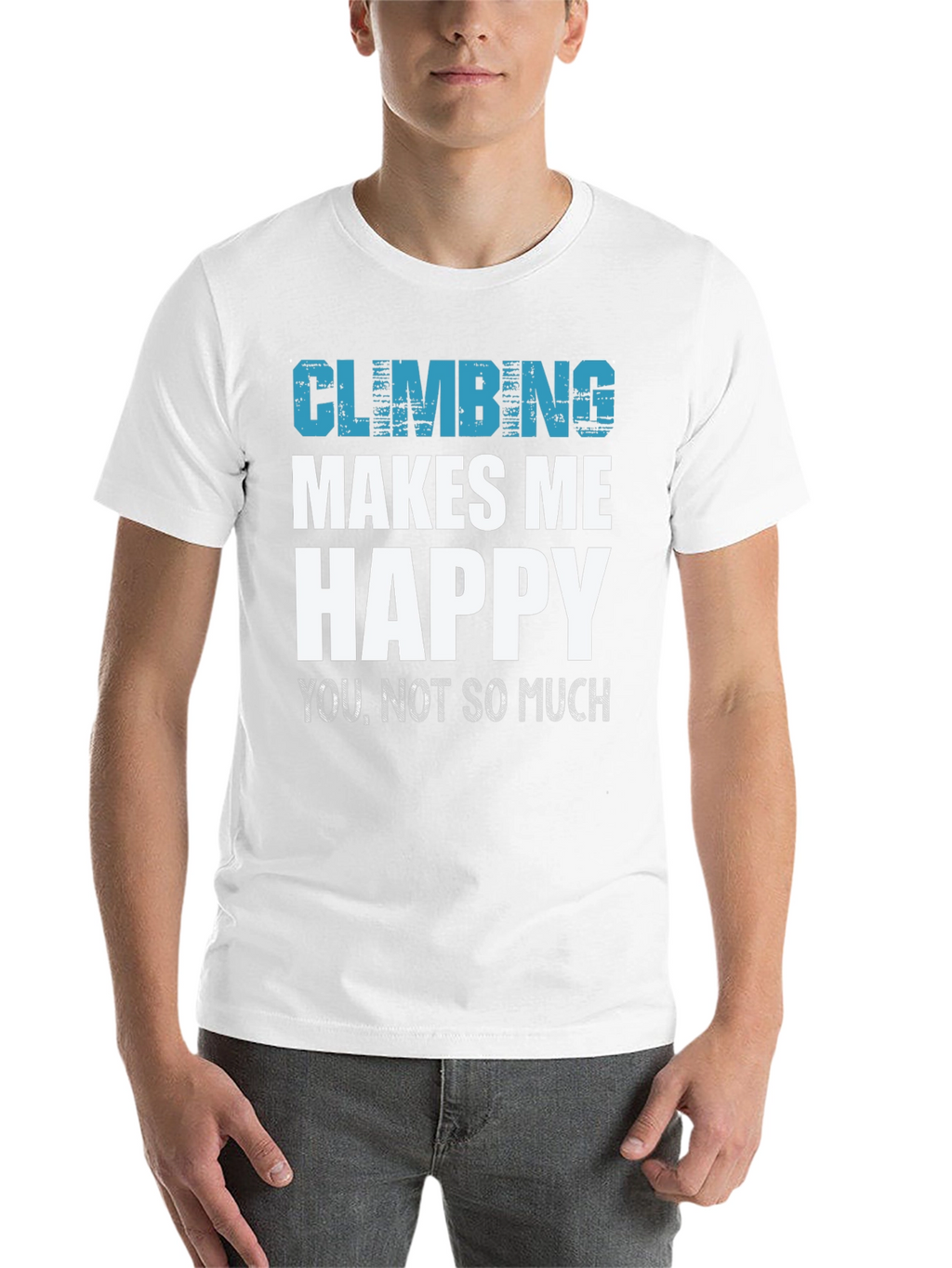 Climbing Makes Me Happy Tee
