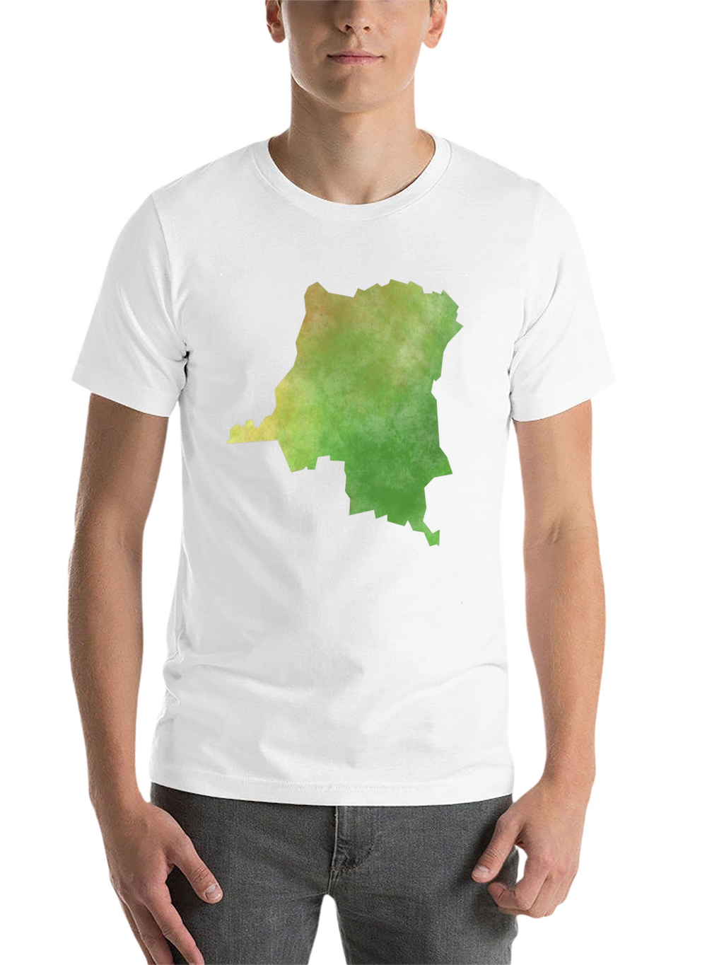 Congo Map Graphic Tee - Mens Black T-Shirt