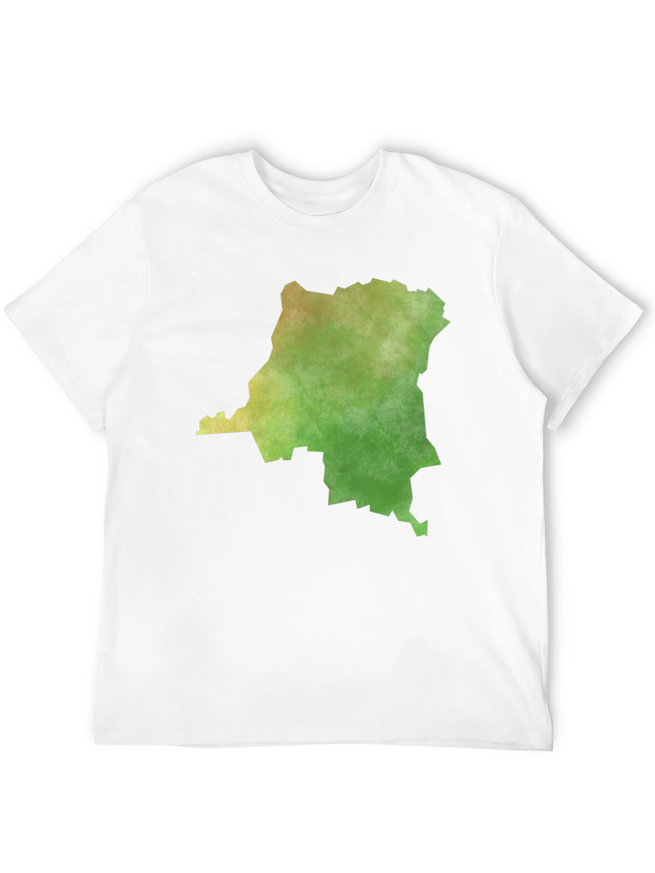 Congo Map Graphic Tee - Mens Black T-Shirt