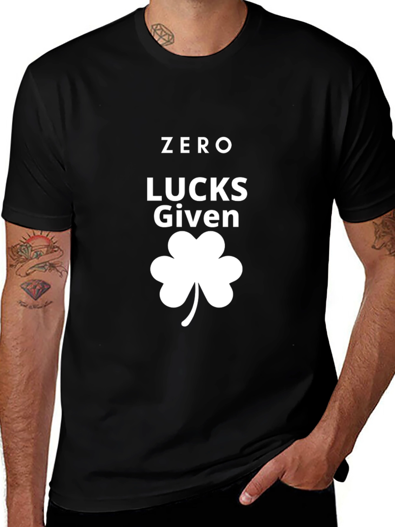 Zero Lucks Given St. Patricks Day T-Shirt