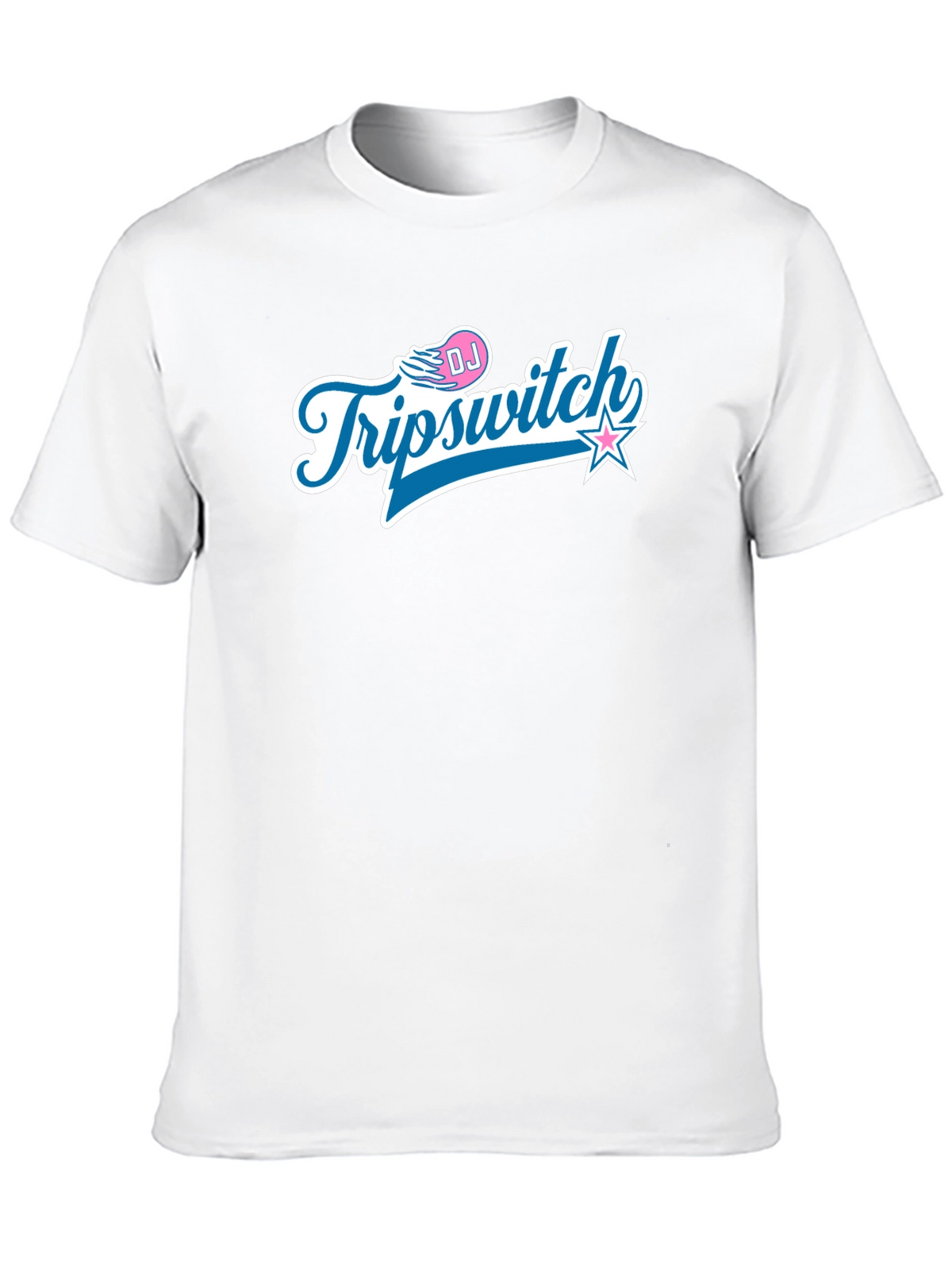 DJ Triipswitch Graphic T-Shirt - Black Crew Neck Tee
