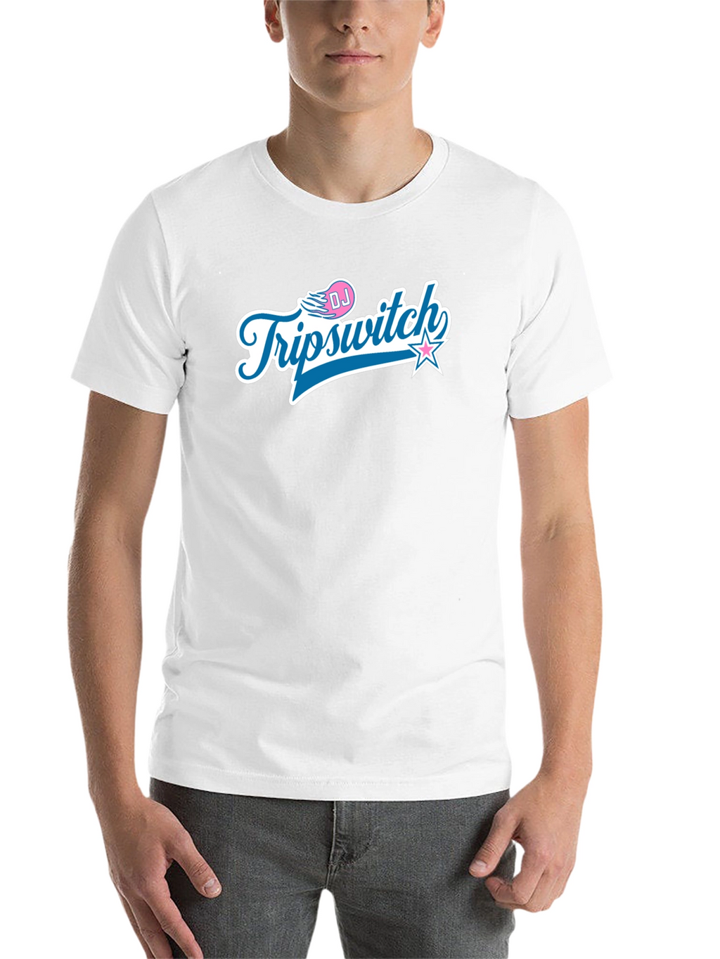 DJ Triipswitch Graphic T-Shirt - Black Crew Neck Tee