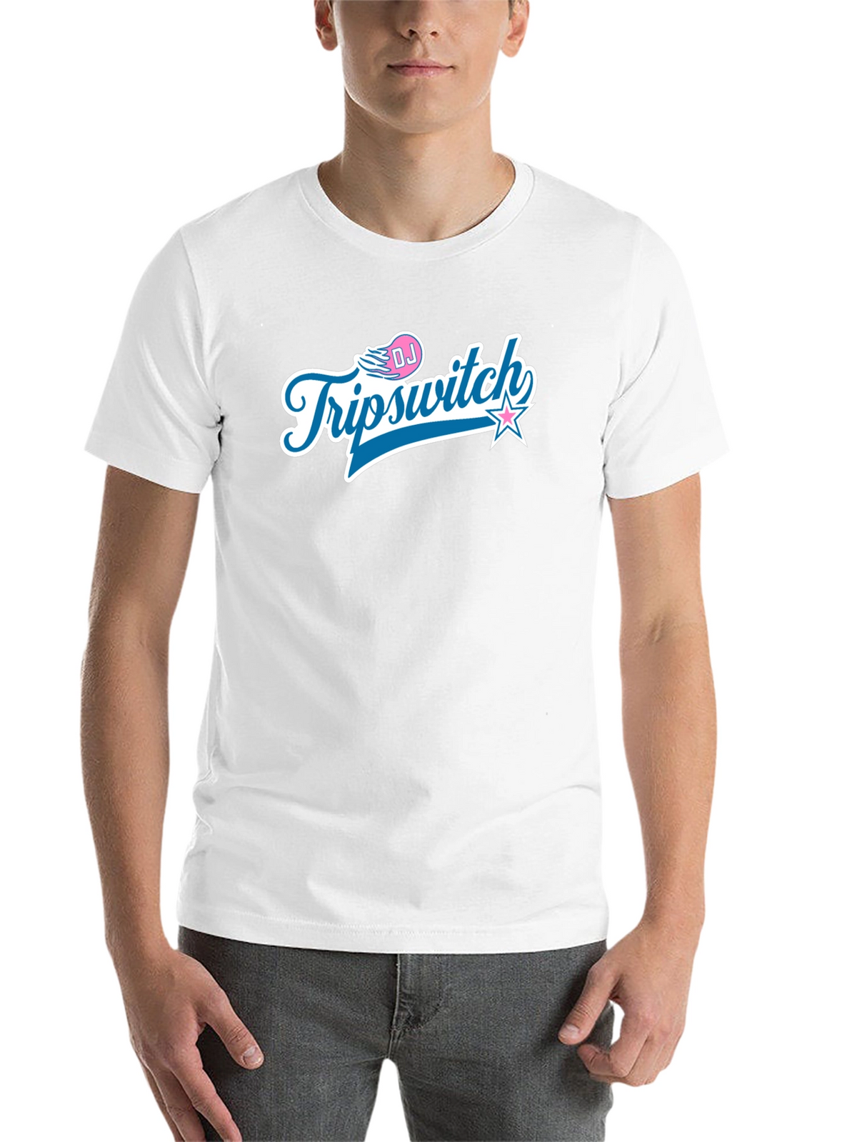 DJ Triipswitch Graphic T-Shirt - Black Crew Neck Tee