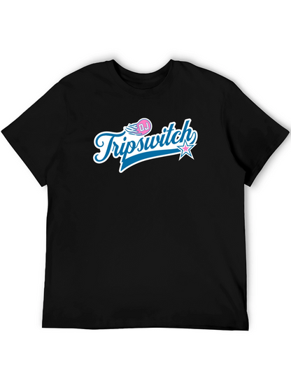 DJ Triipswitch Graphic T-Shirt - Black Crew Neck Tee