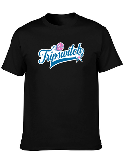 DJ Triipswitch Graphic T-Shirt - Black Crew Neck Tee