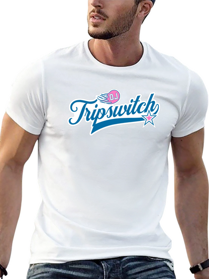 DJ Triipswitch Graphic T-Shirt - Black Crew Neck Tee