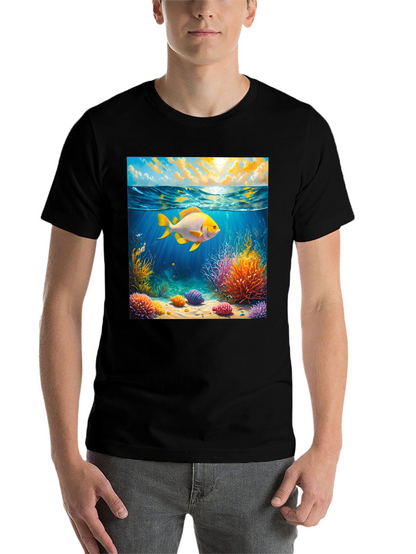 Underwater Goldfish Graphic Tee