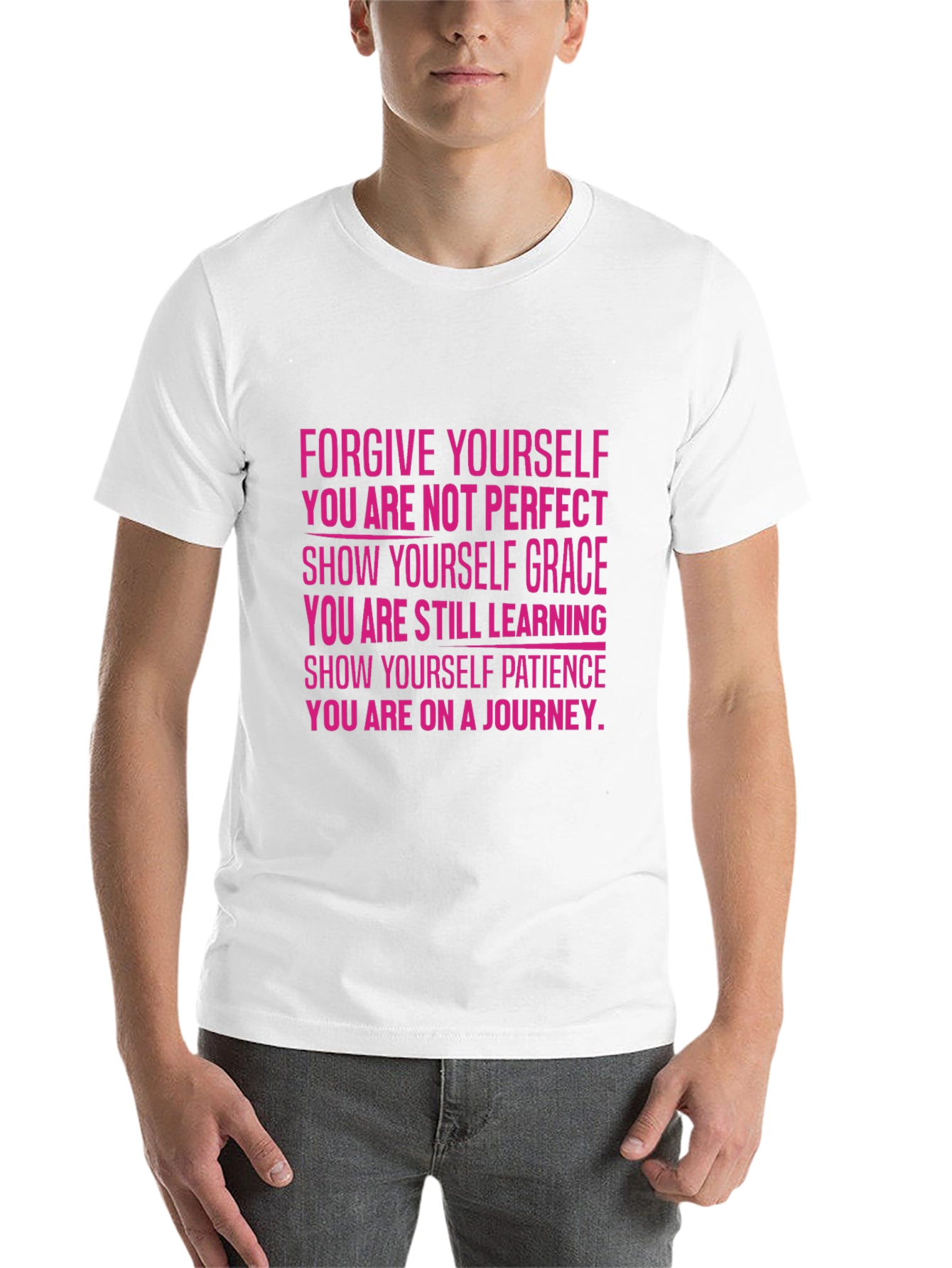 Inspirational T-Shirt: Forgive Yourself Graphic Tee
