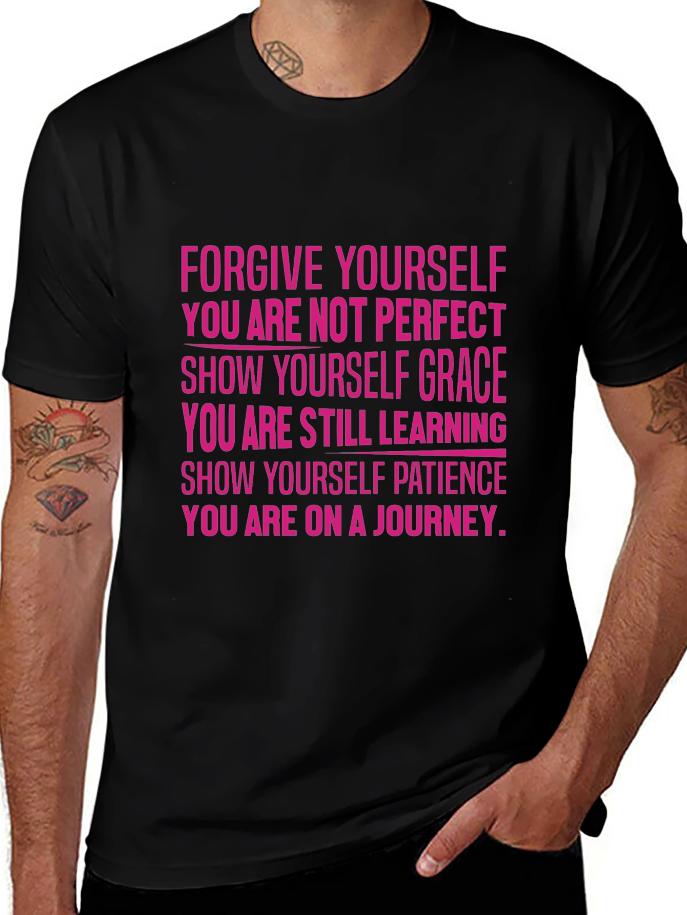 Inspirational T-Shirt: Forgive Yourself Graphic Tee