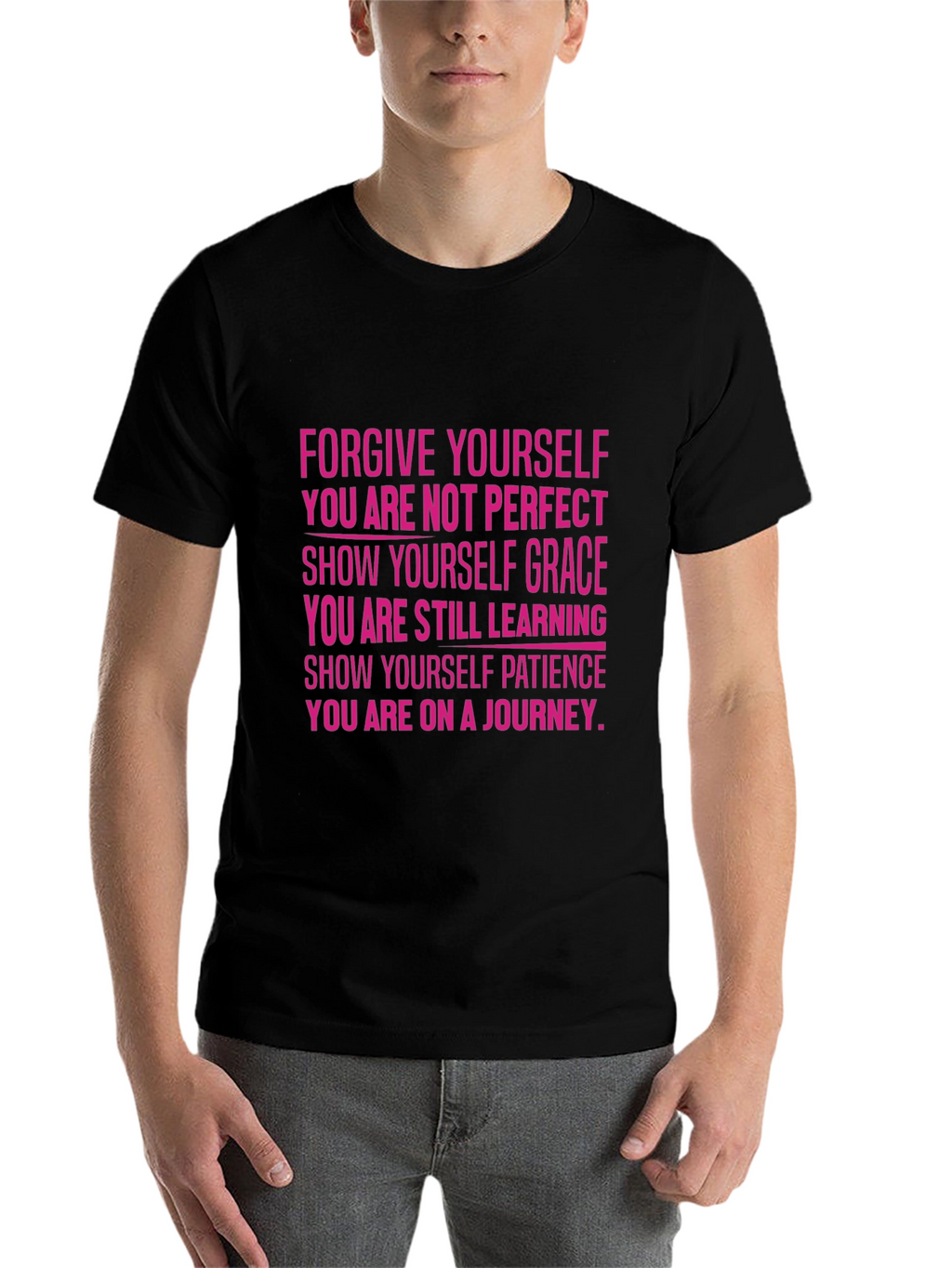 Inspirational T-Shirt: Forgive Yourself Graphic Tee