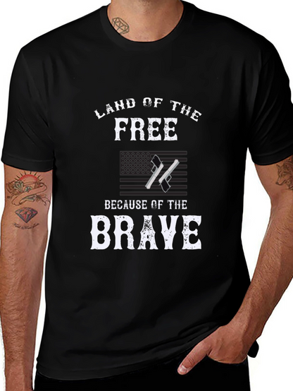 Land of the Free Mens Graphic Tee