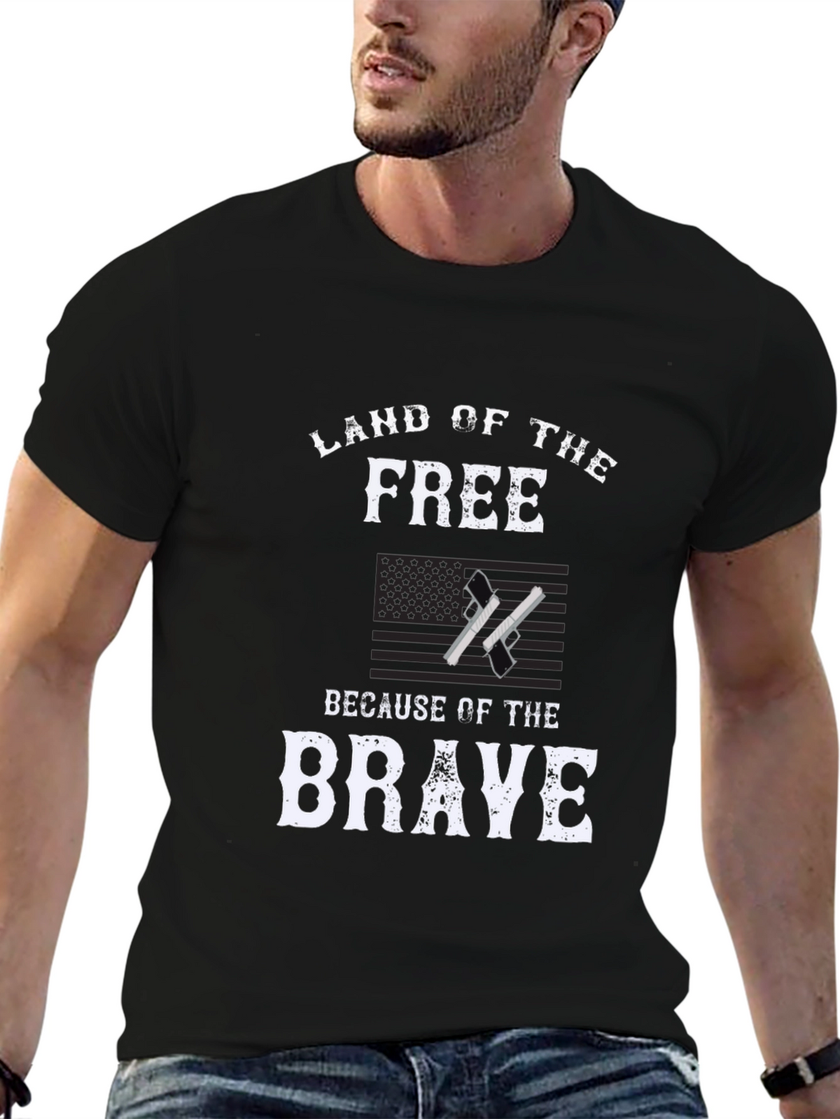 Land of the Free Mens Graphic Tee