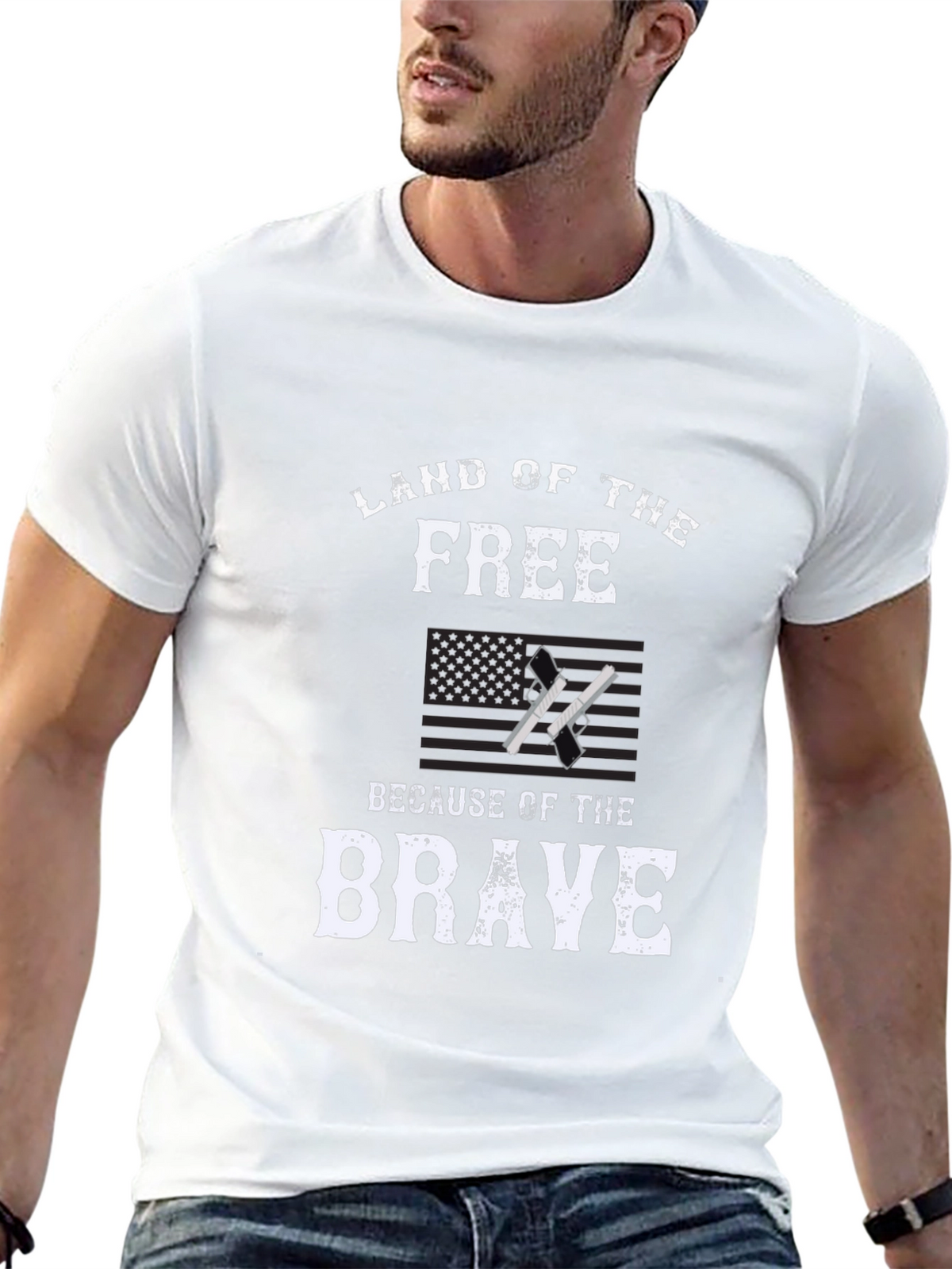 Land of the Free Mens Graphic Tee