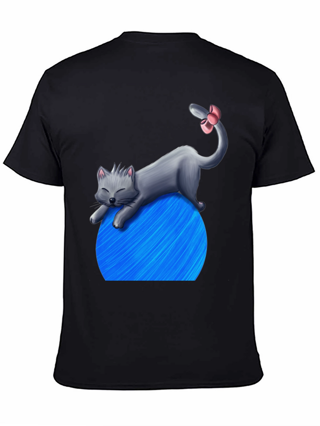 Cat on Yarn Ball Graphic T-Shirt - Unisex