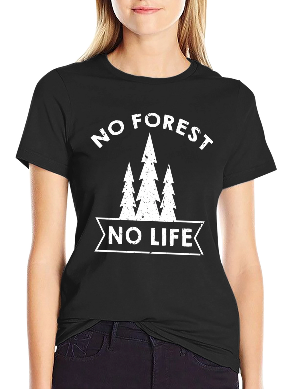No Forest No Life Graphic T-Shirt