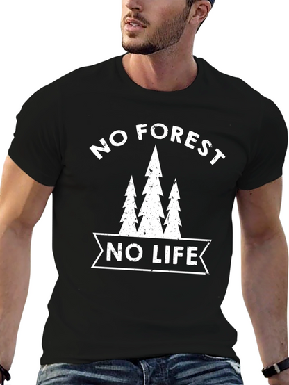 No Forest No Life Graphic T-Shirt