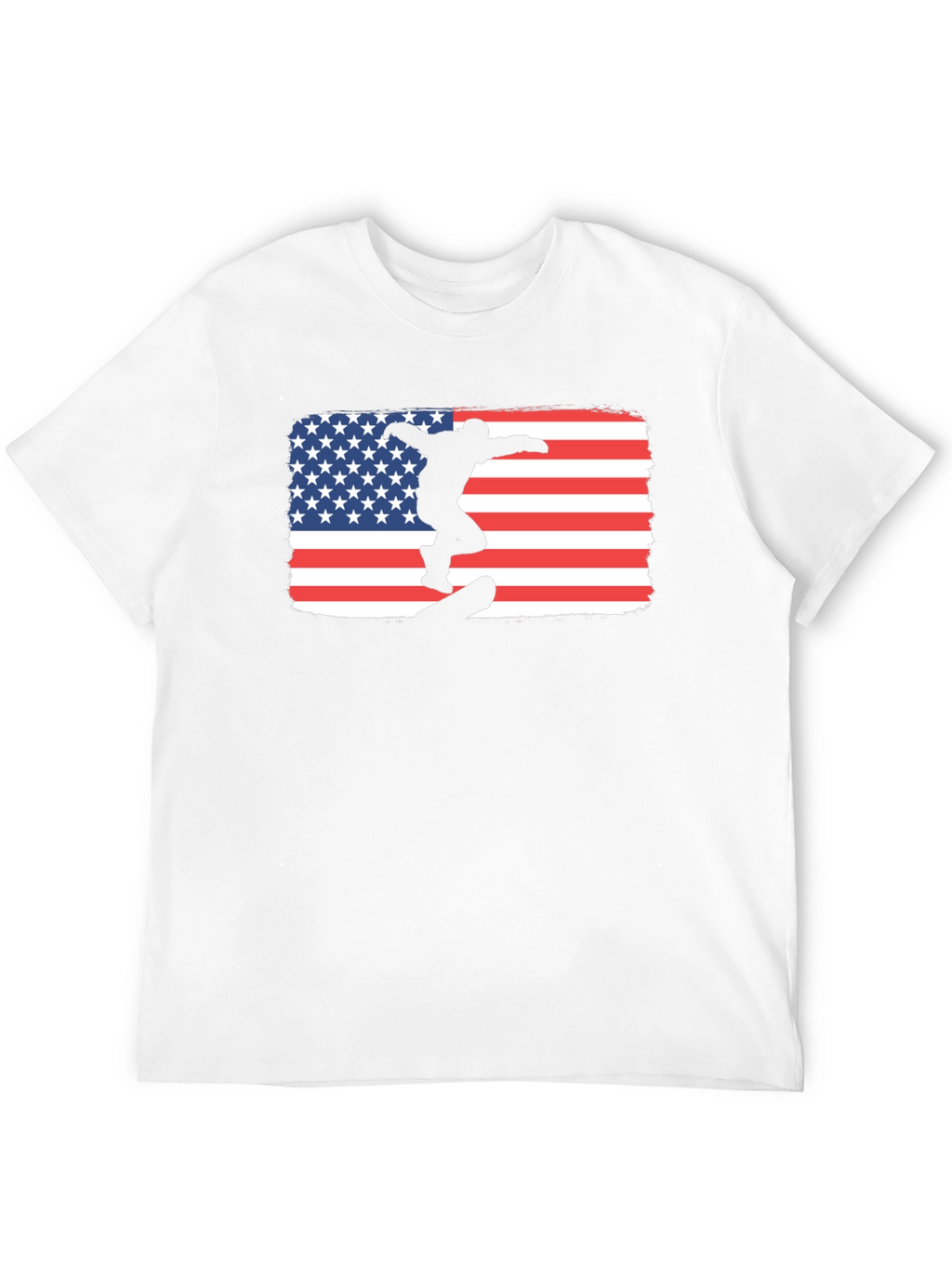 USA Skateboarder Graphic T-Shirt