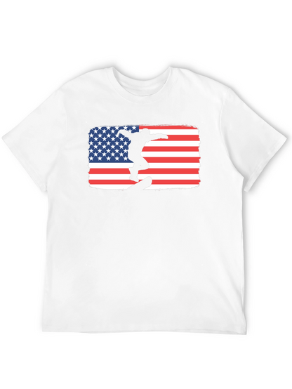 USA Skateboarder Graphic T-Shirt
