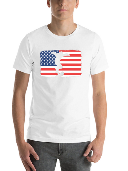 USA Skateboarder Graphic T-Shirt